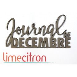 Chipboard - December Journal
